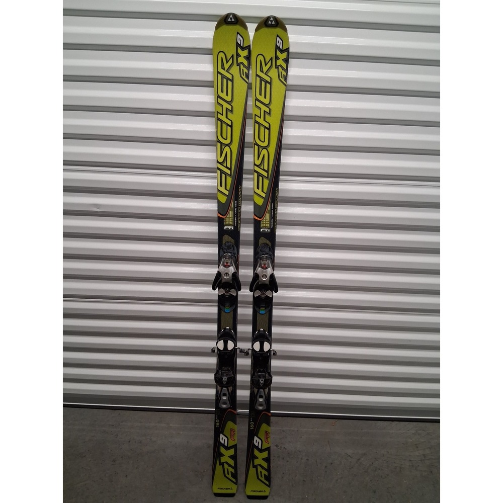Fischer RX9 FTI Skis 160cm Air Carbon Titanium Salomon S810 Light Demo Bindings